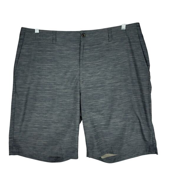 Ben Hogan Golf Short 40 Men Heathered Gray Performance Flat Front Stretch Pocket - Picture 1 of 7